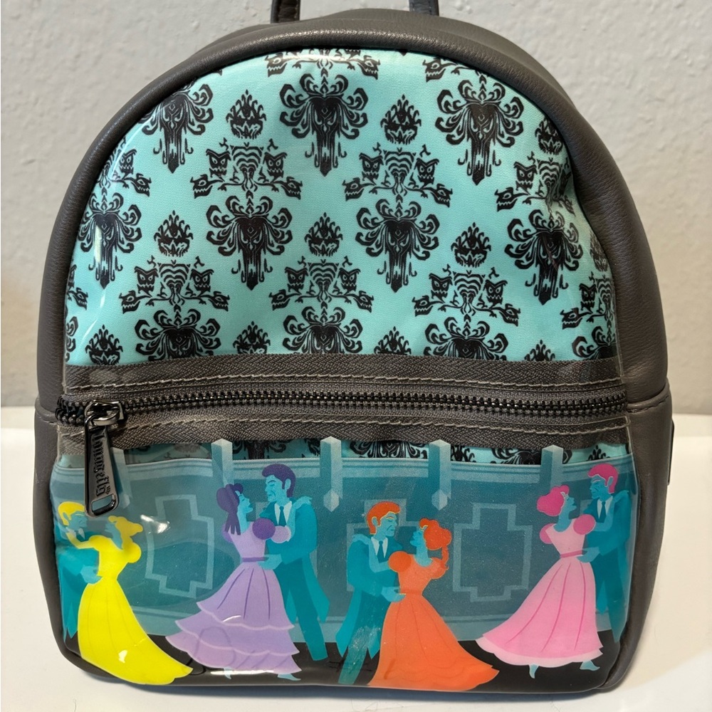RARE Haunted Mansion Ballroom Loungefly NWT